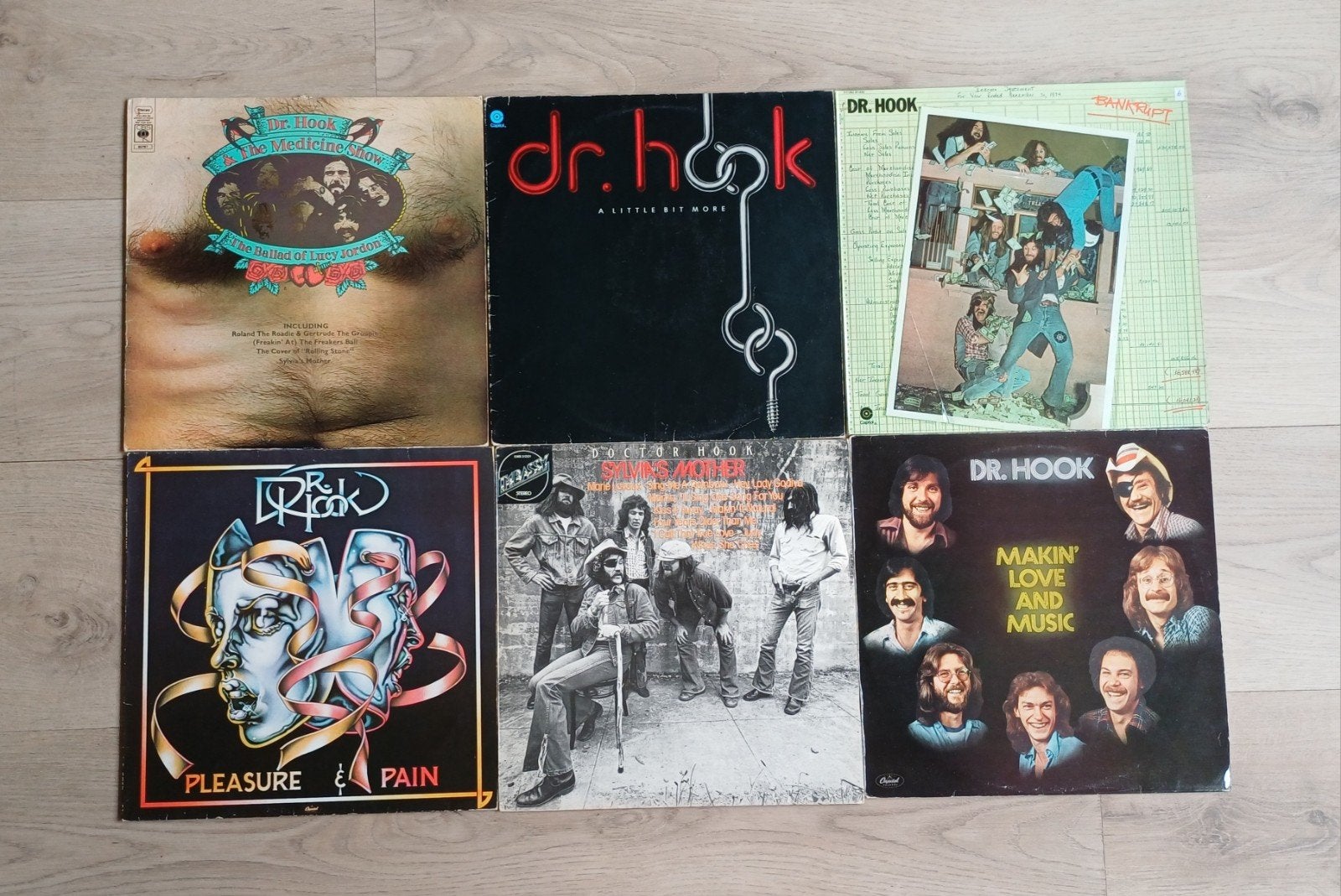 Dr. Hook LP collectie - 6 albums, LP, Gebruikt, Pop, Ophalen of Verzenden